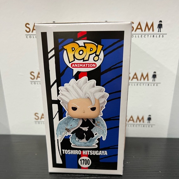 Bleach Toshiro Hitsugaya With Bankai Funko Pop #1700 + Protector - Picture 4 of 6
